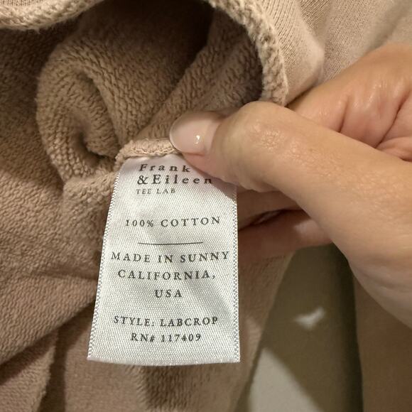 Frank & Eileen Mini Belfast Cropped Sweatshirt Peacoat - Picture 4 of 5